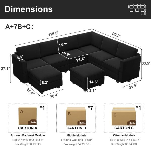 Belffin Modular Sectional