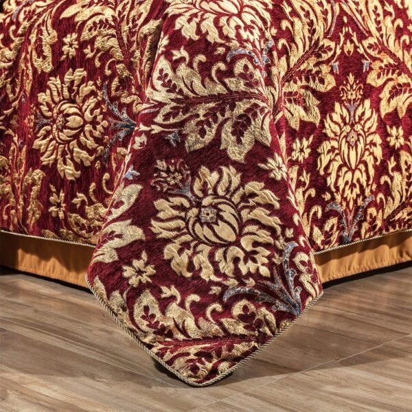 9 pcs Luxury King Comforter Set